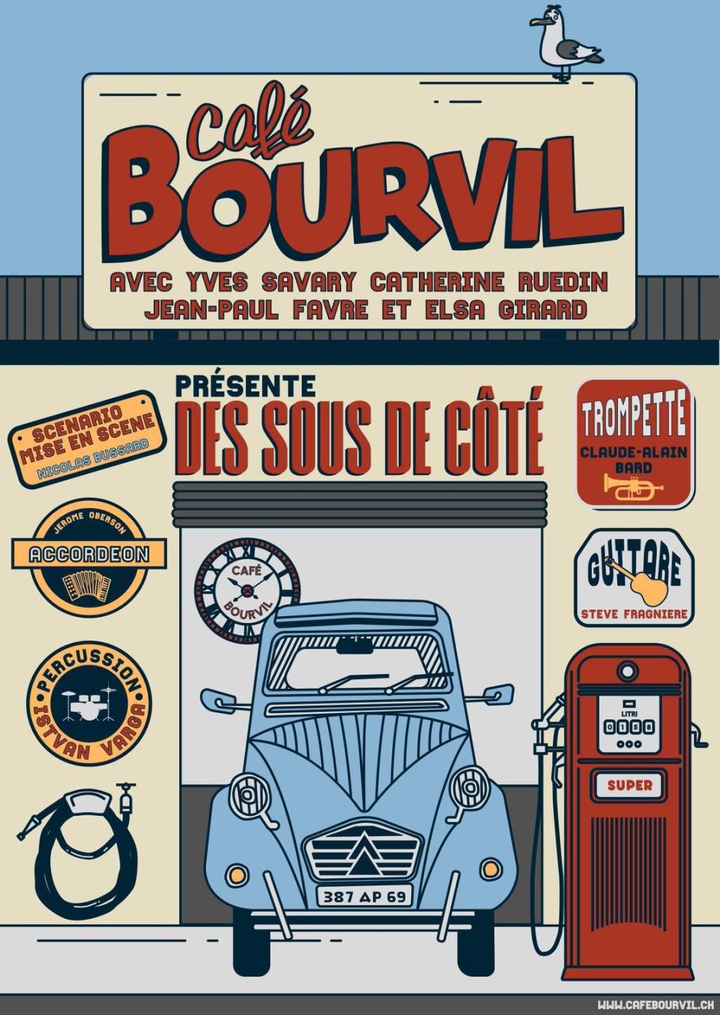 Café Bourvil "Des sous de côté"