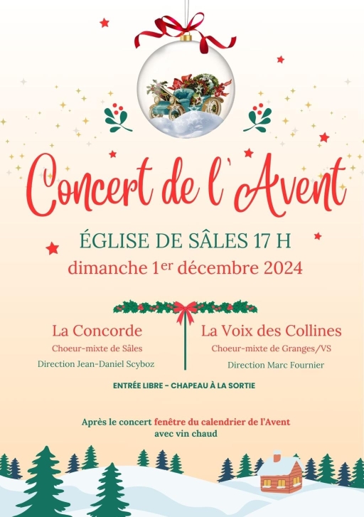 Concert de l'Avent à Sâles