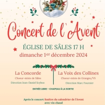 Concert de l'Avent à Sâles